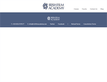 Tablet Screenshot of irishfilmacademy.com